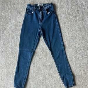 Abercrombie & Fitch High Rise Blue Jeans